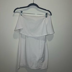 White mini dress